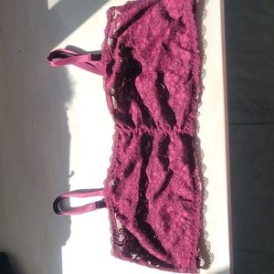 Torrid Stretch Lace Bralett Burgundy 2X